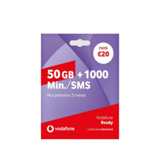 CARTÃO VODAFONE READY 50G + 1000MIN - Image 1