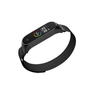 PULSEIRA DE METAL XIAOMI MI BAND 5/6 PRETA/PRATA (BLACK/SILVER) PULSEIRA DE METAL XIAOMI MI BAND 5/6 PRETA/PRATA (BLACK/SILVER) - Image 3
