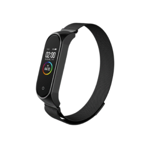PULSEIRA DE METAL XIAOMI MI BAND 5/6 PRETA/PRATA (BLACK/SILVER) PULSEIRA DE METAL XIAOMI MI BAND 5/6 PRETA/PRATA (BLACK/SILVER) - Image 1