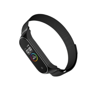 PULSEIRA DE METAL XIAOMI MI BAND 5/6 PRETA/PRATA (BLACK/SILVER) PULSEIRA DE METAL XIAOMI MI BAND 5/6 PRETA/PRATA (BLACK/SILVER) - Image 2