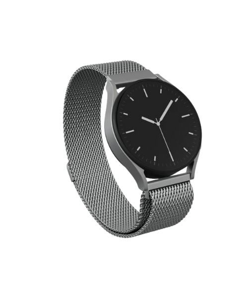 PULSEIRA-UNIVERSAL-MALHA-METALICA-20MM-PRATEADA PULSEIRA UNIVERSAL MALHA METÁLICA 20MM PRATEADA (SILVER)