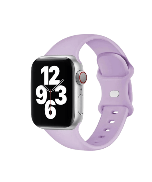 BRACELETE SILICONE P/ APPLE WATCH 38MM/40MM/41MM LILÁS (LILAC)