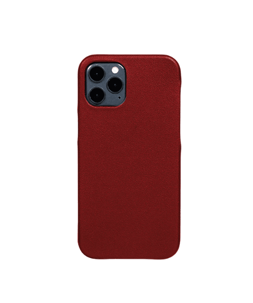 Início CAPA LEATHER CASE IPHONE 13 PRO MAX VERMELHO ESCURO