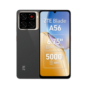ZTE BLADE A56 64GB/4GB (+8GB RAM VIRTUAL) - Preto, 64GB