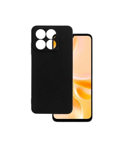 CAPA SILICONE COM PROTECAO DE CAMARA ZTE BLADE A35E PRETO